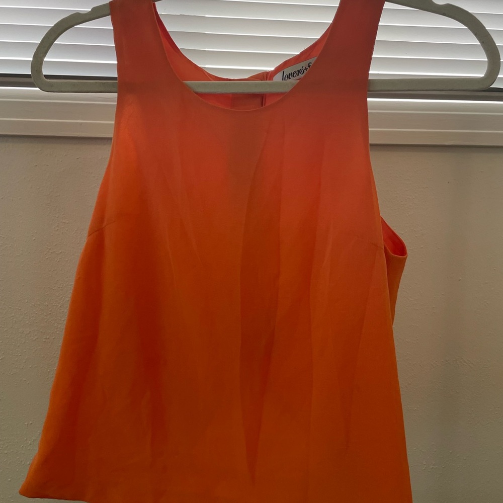 Orange blouse